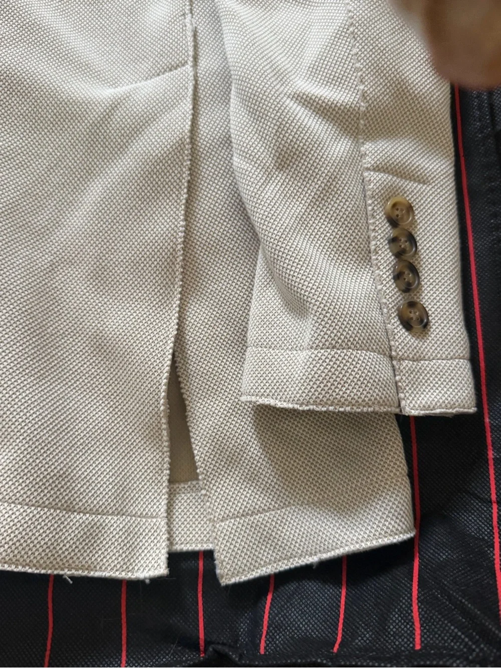 RYE 51 Las Vegas Men’s Beige Sport Coat Blazer Size 46 NWT - Retail Price $598